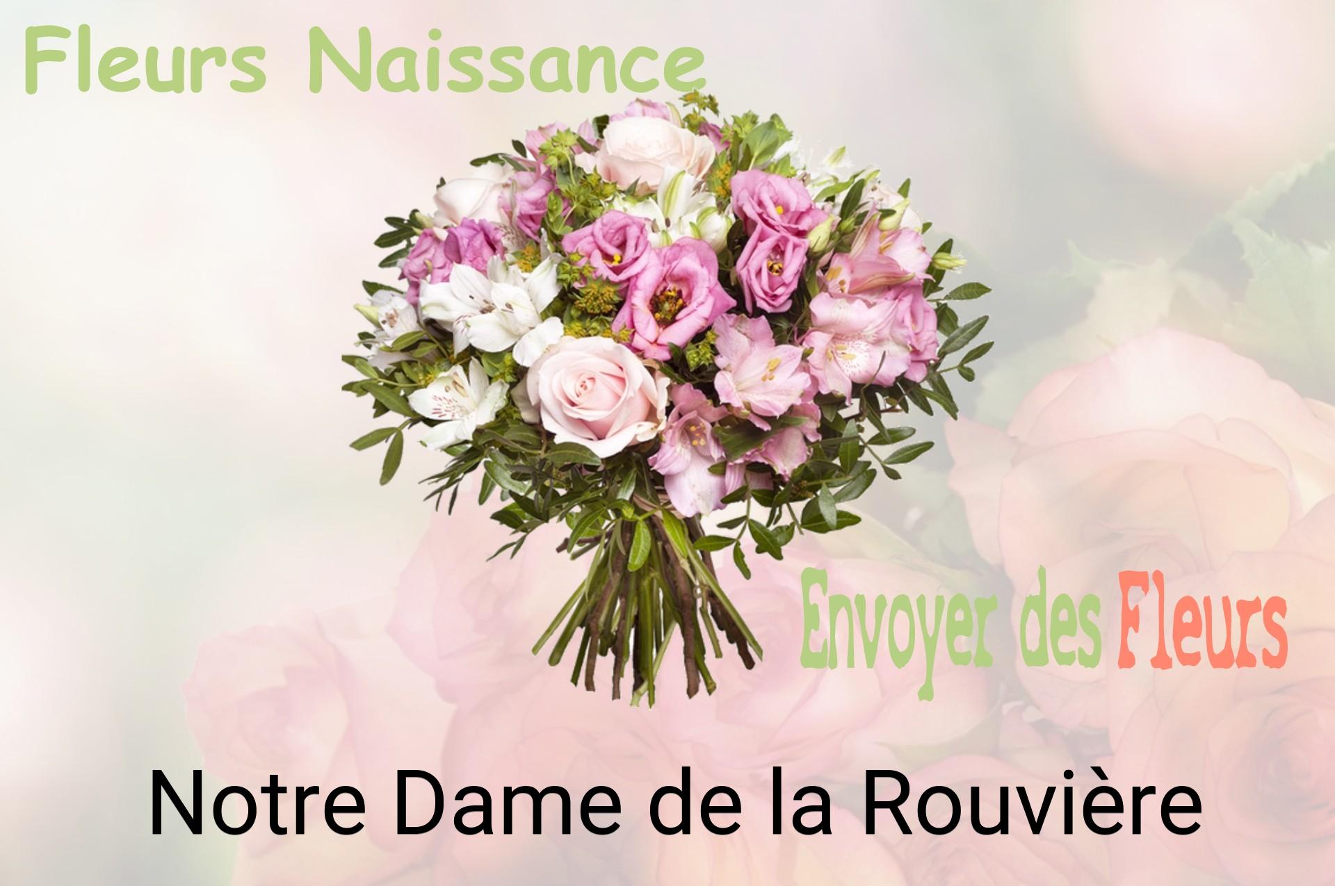 Bouquet de fleurs de naissance livré à Notre-Dame-de-la-Rouvière